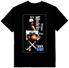 Modelo Time Mens Heavyweight T-Shirt Print On Shaka Wear Tee