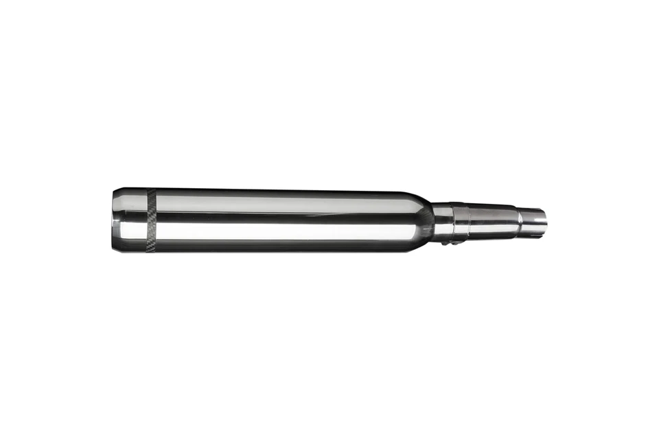 Silenciador de acero inoxidable punta nariz de toro Suzuki S40 Boulevard LS650 Savage 1986-2019 16" Foto 2 de 4