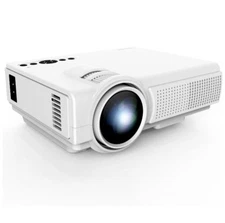 TENKER Q5 Projector 1500 Lumens LED Mini Projector BRAND NEW & SEALED