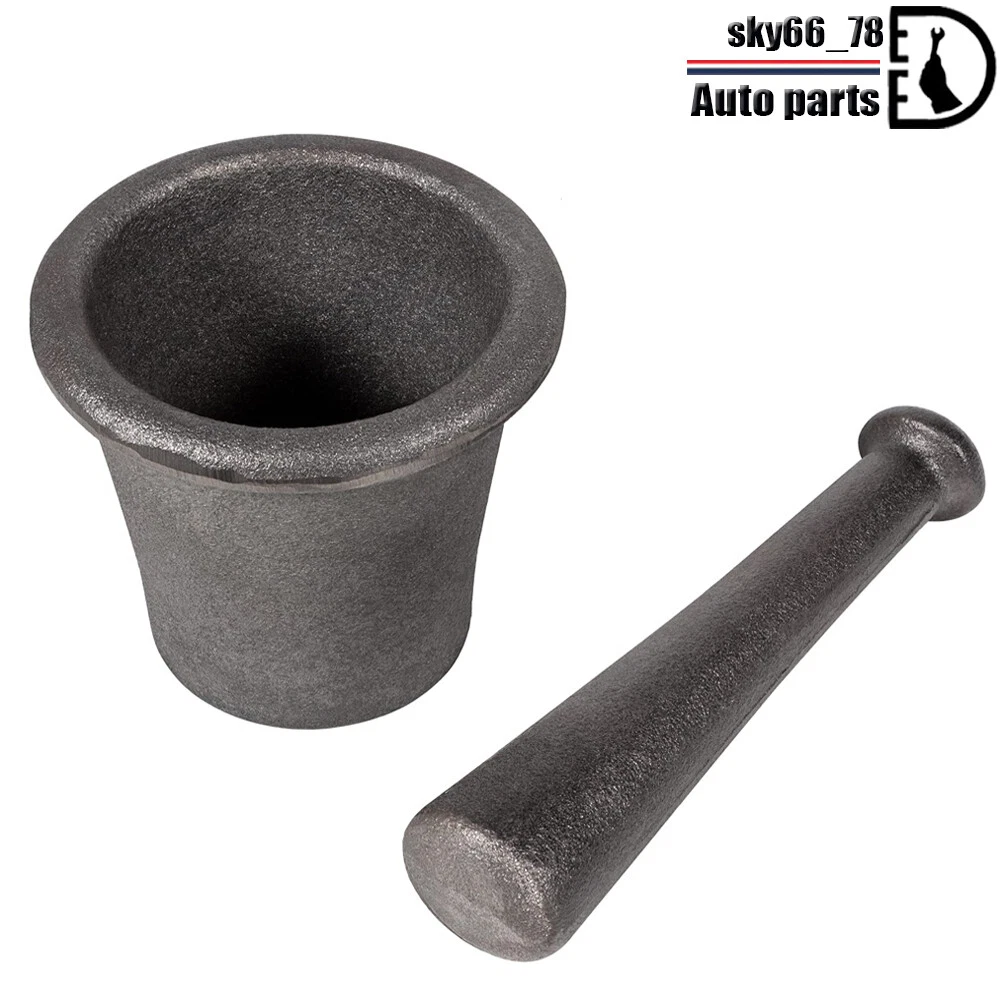 Cast Iron Mortar Pestle Tool Rock-Ore Crusher-Assay-Gold-Pulverizer-Quart-Silver
Opens in a new wind