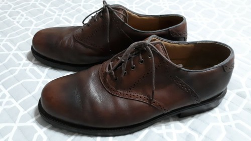 BARROW BROWN LEATHER DRESS SHOES.SIZE 