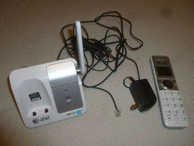 AT & T HD AUDIO CL81211 CORDLESS PHONE TELEPHONE HANDSET & BASE | eBay