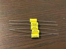 Qty 5 New .015 uf 630v Yellow Film Capacitors Guitar Tube Amp Tone 153K