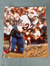 Orlando Cepeda Personally Owned Personalized O.J. Simpson Autograph Photo