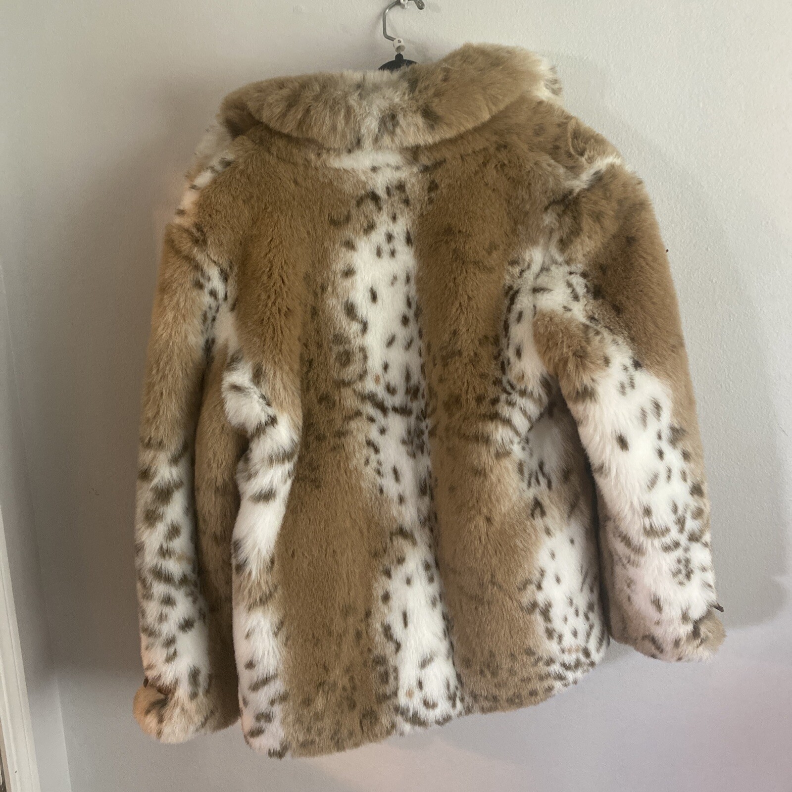 Vintage Ladies Dennis Brasso Faux Fur Coat small eBay