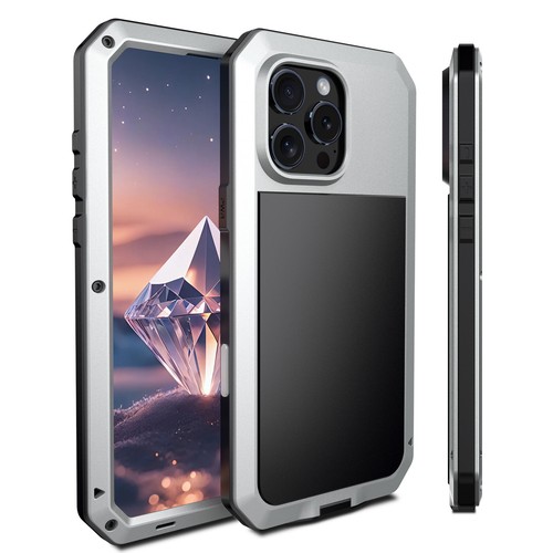 For iPhone 16 Plus 16 Pro Max Shockproof Heavy Duty Metal Protection Case Cover - Picture 69 of 70