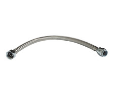 2 x SharkBite 22mm x 3/4" BSP female 500mm flexible bath tap connector push fit