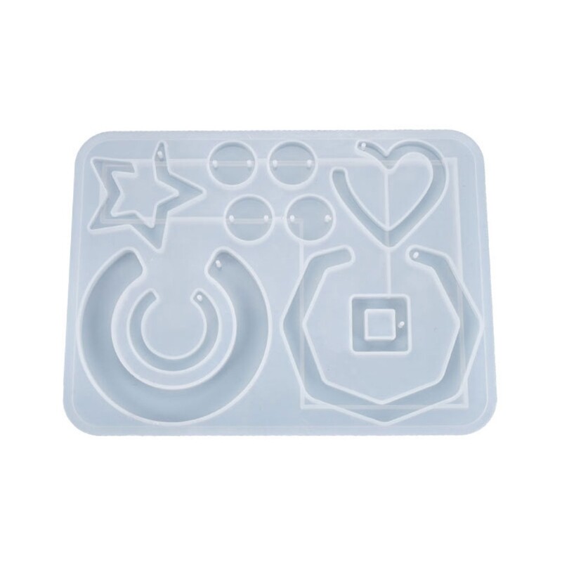 DIY Hanging Pendant Keychain Resin Casting Jewelry Mold