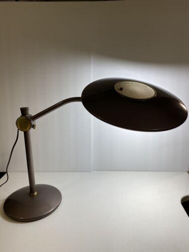 Mid Century Desk Lamp - Dazor Model 2008 - Made in U.S.A. MCM Vintage UFO Light - Afbeelding 1 van 11