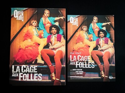La Cage Aux Folles 2023 London Programm. Musical Regent's Park Freilichttheater