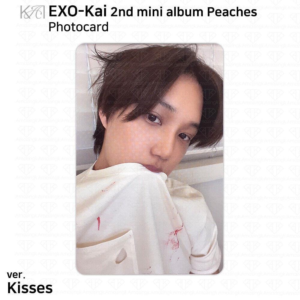  Thaivee EXO KAI [ PEACHES ] 2nd Mini Album (PHOTO BOOK PEACHES  Ver.) CD+72p Photo Book+Memory Film(Peaches Ver ONLY)+ETC+2 EXO STORE GIFT  CARD : EXO, KAI, EXO KAI: CDs & Vinyl