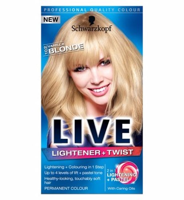 Schwarzkopf Live Lightener Twist 102 Vanilla Blonde Hair Dye Ebay