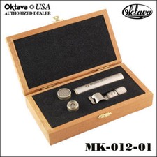 Oktava MK-012-01 Omni Capsule Mic Kit - Silver - Brand New - Wood Jewelers Box