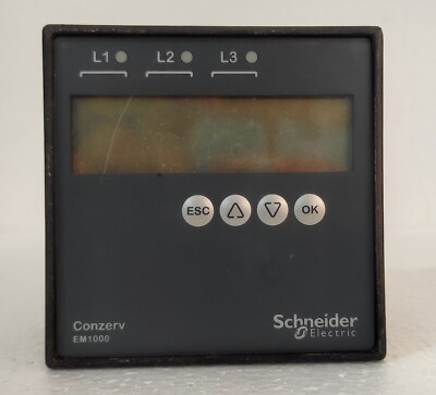 SCHNEIDER CONZERV DM1000 DIGITAL POWER METER