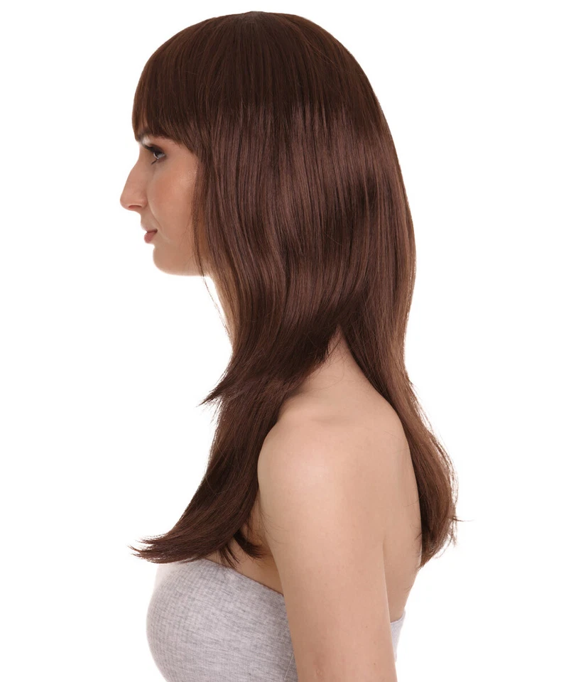 Sexy Peluca Marrón Fiesta Juegos con disfraces Colecciones Glamour Adultas Mujeres HW-696 Foto 3 de 4