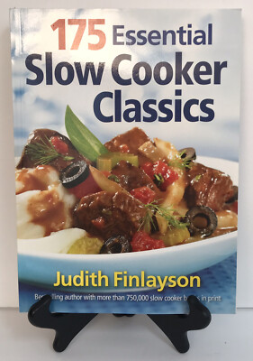 175 Essential Slow Cooker Classics Recipes Book Paperback with Pictures