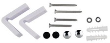 Toilet Pan Floor Fixing Kit L Angled Fittings