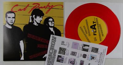 Cat Party Heartache Over Headache US 7inch Vinyl Single 2010 Red Vinyl Post-Punk