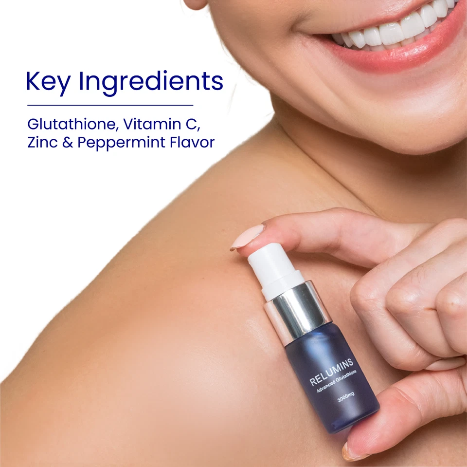 Relumins 高剂量下谷胱甘肽口服喷雾 6000 毫克加锌 — 第 4/4 张图片
