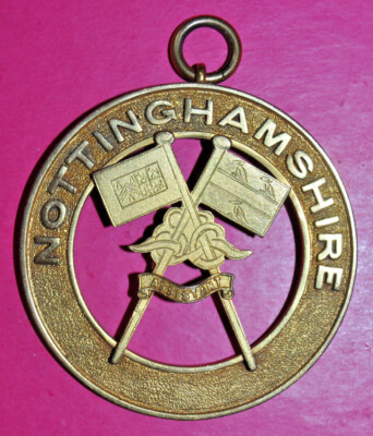 Nottinghamshire amtierender Provinzassistent Grand Standard Träger Kragen Schmuck 