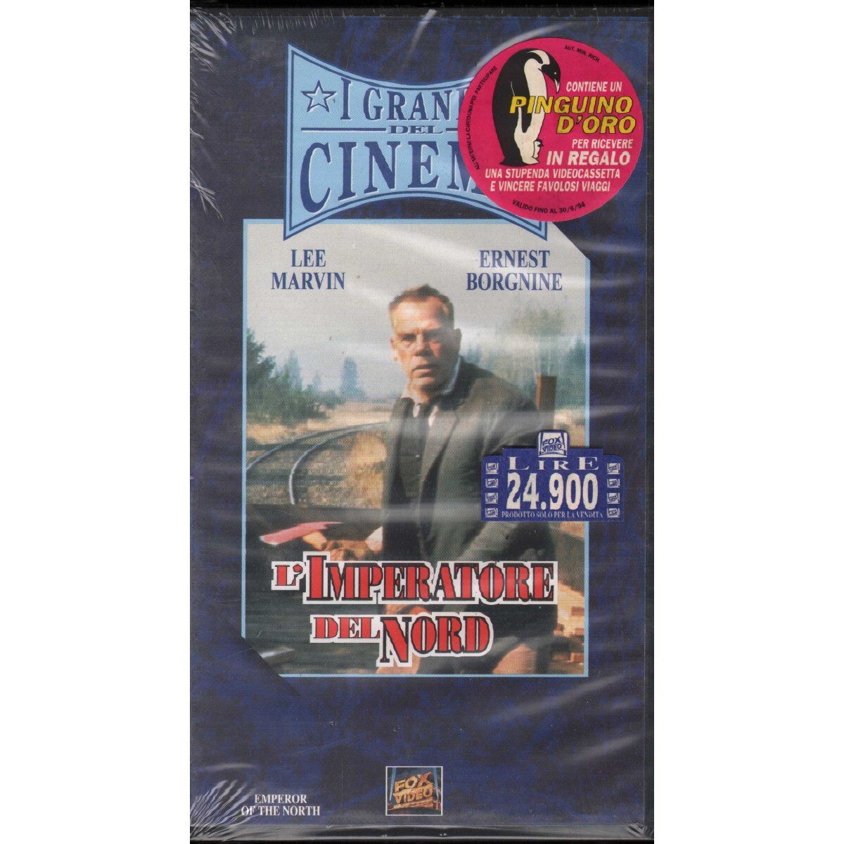 Emperor of the North VHS Robert Aldrich Univideo - 116615 Sealed