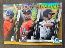 2017 Bowman Chrome Kyle Tucker Talent Pipeline Gold Refractor serial /50