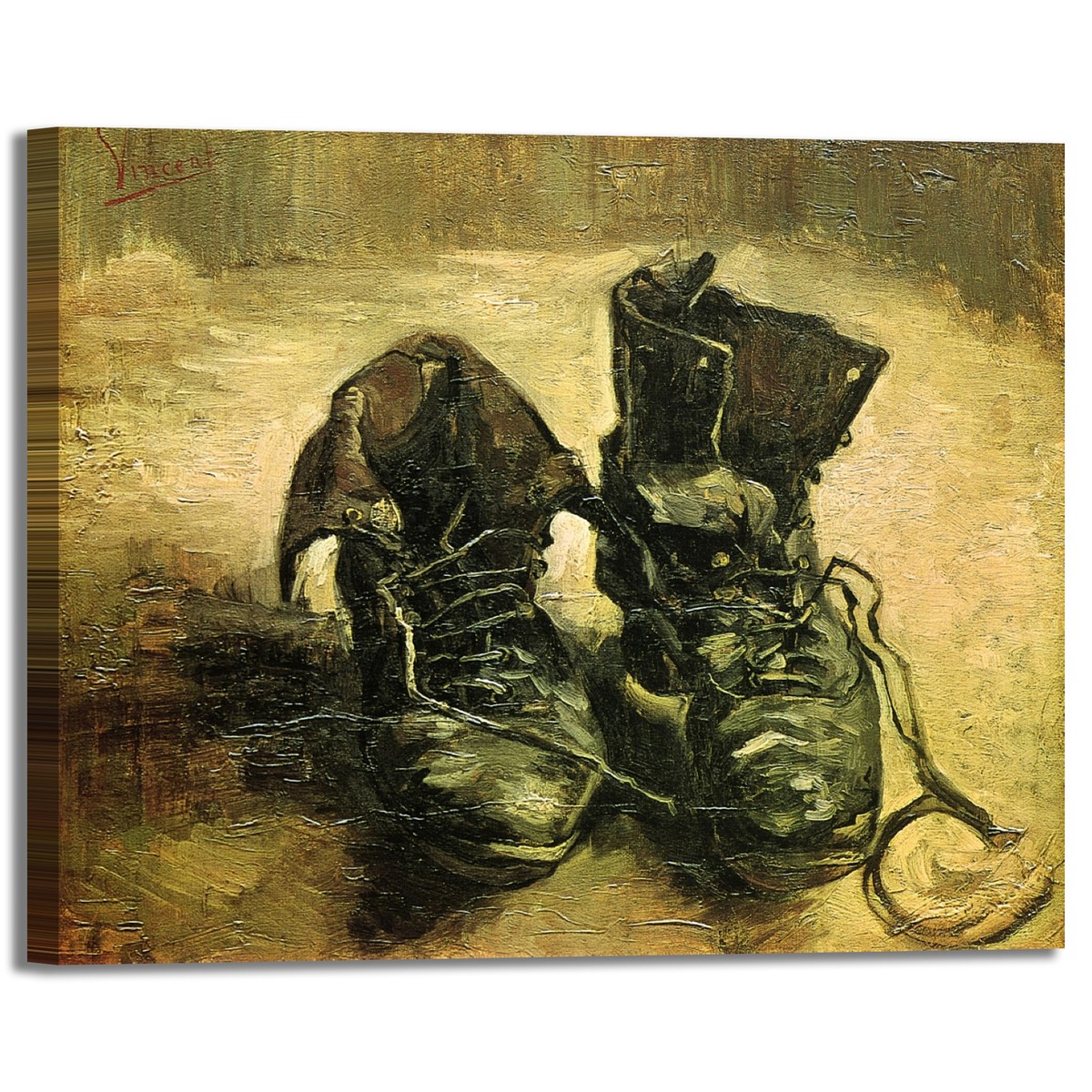 Giallobus - Quadro - Vincent Van Gogh - Fattoria in Provenza - Tela Canvas Telaio Standard - 100L x 70l cm - Pronto da appendere - Quadri moderni per la casa
