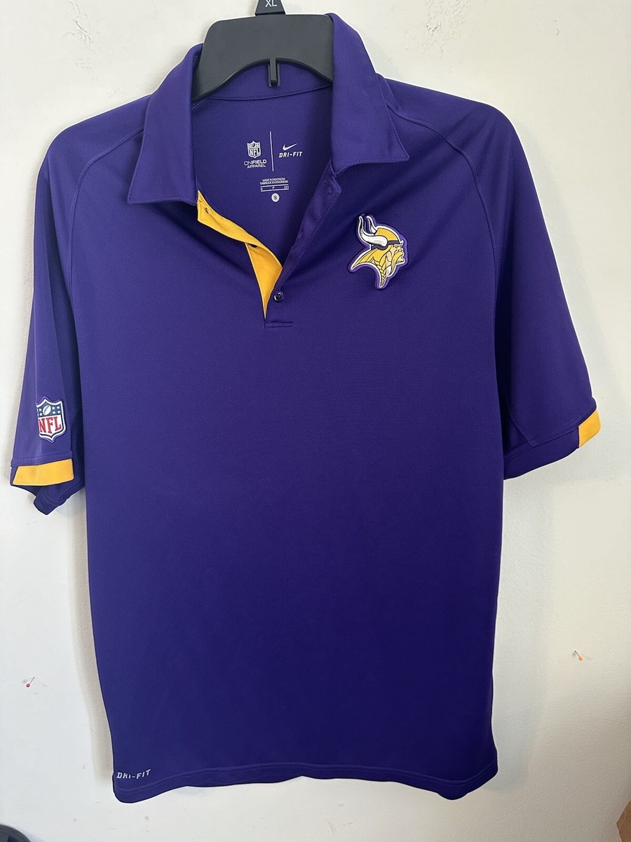 vikings nike polo