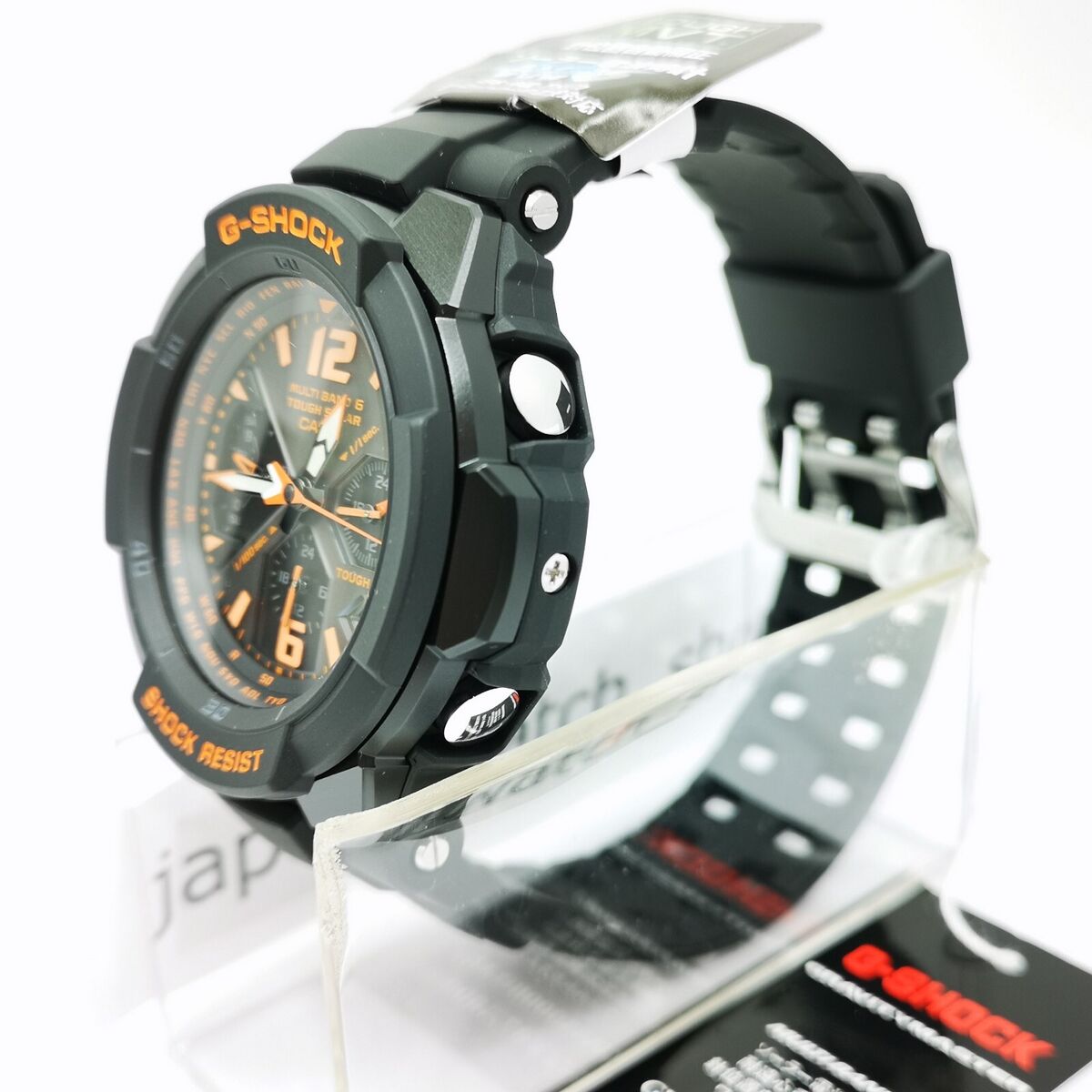 CASIO G-SHOCK GRAVITYMASTER GW-3000B-1AJF Black Orange Men's CASIO G-SHOCK GRAVITYMASTER GW-3000B-1AJF Black Orange Men's