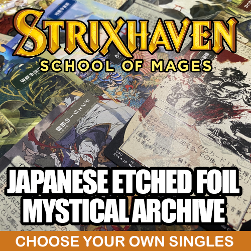 Japanese Strixhaven Mystical Archive (ETCHED FOIL) - Magic Japanese Strixhaven Mystical Archive (ETCHED FOIL) - Magic