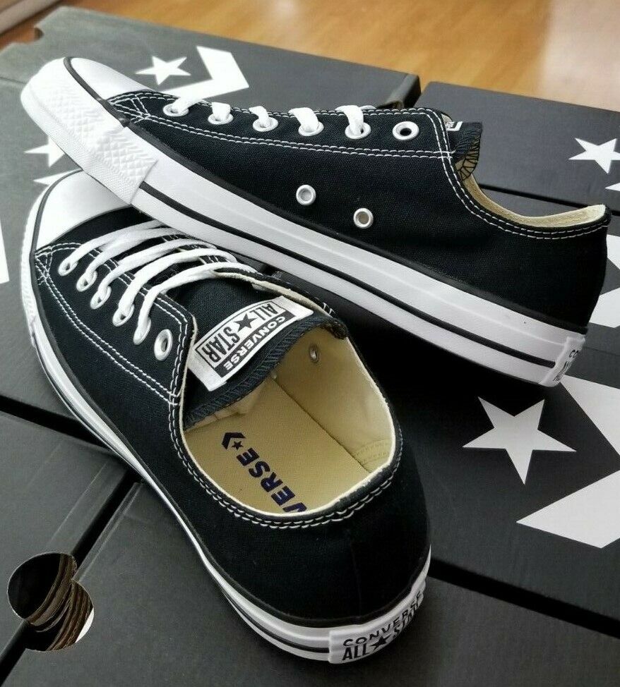 CONVERSE ALL STAR CHUCK TAYLOR LOW M9166 PRETO/BRANCO