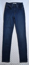 Women's Levi's Blue 721 High Rise Skinny Jeans Waist-25 IS-29 R-10