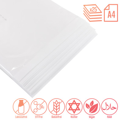 Sugarprint Oblatenpapier A4 - 25 Seiten