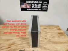 14" X 24"  CARLISLE FLEXIBLE DUCT CONNECTOR CANVAS JOINT DUCTWORK CONNECTION