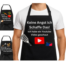 Grillschürze für Männer lustig Damen Kochs...