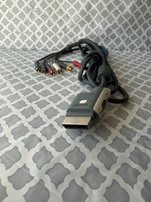 Official Microsoft Xbox 360 Audio Video AV Component HD Cable Cord! ~ Authentic!
