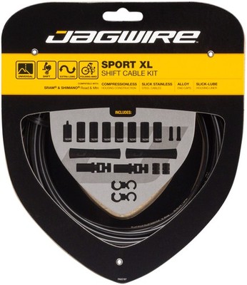 Jagwire Sport XL Shift Cable Kit - Stainless Steel, Slick-Lube Housing for &