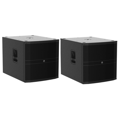 2x Mackie DRM18S 18" 2000 Watt Powered Subwoofer Active Sub (Pair)