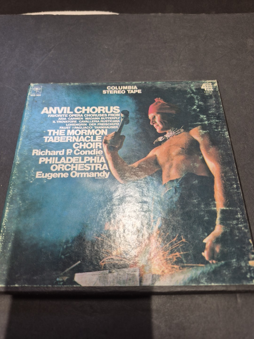 Mormon Choir Eugene Ormandy- Anvil Chorus- Favorite Opera Choruses Reel to Reel