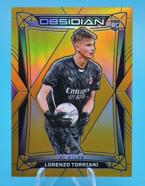2024-25 Obsidian Lorenzo Torriani Electric Etch Gold Flood /10 RC #31 SSP