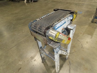 New London Engineering #800 10''x 2' 6'' Stainless Wire Mesh Belt Conveyor 40 FPM