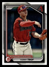 Tommy Troy 2024 Bowman Prospect ROOKIE #BP-76 Arizona Diamondbacks RC CARD. rookie card picture