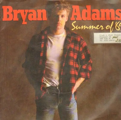 Bryan Adams Summer Of 69 Vinyl Single 7inch A&M Records