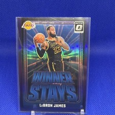 2024-25 Donruss Optic Basketball Purple Holo Winner Stays Lebron James #1