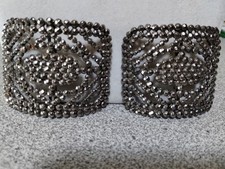 Set Of 2 Steel Cut Buckles Marked 524