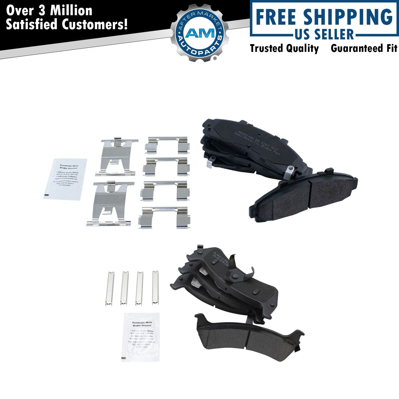 Brake Pad Premium Posi Metallic Front Rear Set for Ford Ranger Explorer