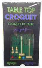 Table Top Mini Croquet Tabletop Edition Yes Designs Gift Craft FACTORY SEALED