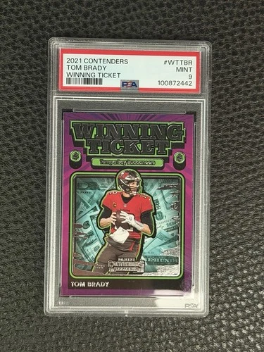 TOM BRADY 2021 CONTENDERS WINNING TICKET # WTTBR MINT 9 PANINI NFL BUCS