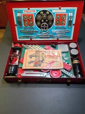 Late 1933 A.C. Gilbert Erector Super No. 7 Complete, and Organized (Black Label)