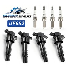 4 Ignition Coil Pack UF652 Replacement for 2012-2020 Hyundai Accent 1.6L L4